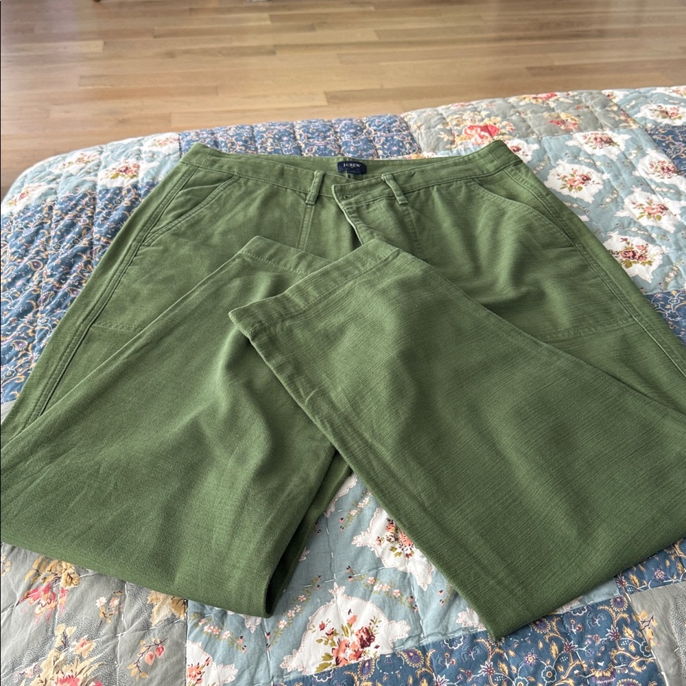 J. Crew Factory Olive Green Chinos